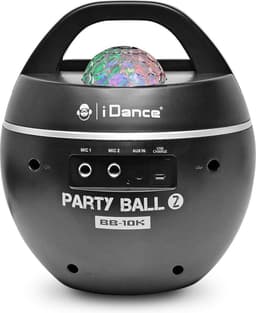 iDance BB10 Party Ball - Bluetooth draagbare luidspreker met discobol - incl. 1 microfoon — thumbnail 2
