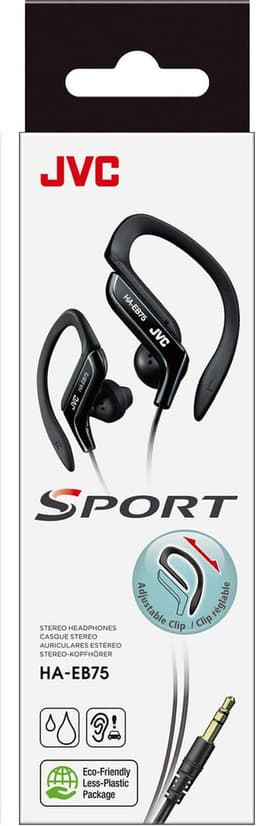 JVC HA-EB75-B - In-ear sporthoofdtelefoon - Zwart — thumbnail 3