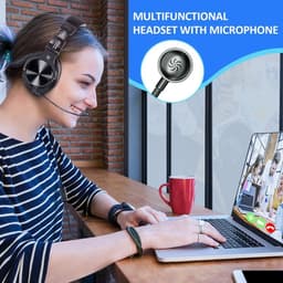 OneOdio A71-D - koptelefoon met microfoon - Over-ear koptelefoon met micro - stereo -  modern - comfortabel - dj set - kop telefoon - professionele koptelefoon - muziek studio - dj Headphones - Gameheadset - Game - audiocall - videoconferentie — thumbnail 7