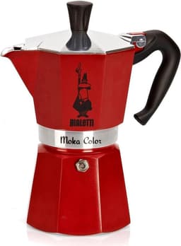 Bialetti Moka Express 3 Kops Rood – Espressopot – Aluminium – 130 ml — thumbnail 5