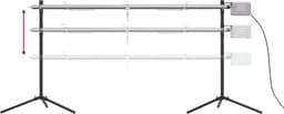 vidaXL - Automatische - barbecue - met - motor - 150x46,5x82,5 - cm - roestvrijstaal — thumbnail 1