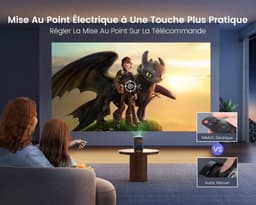 BTD-Draagbare Theaterprojector-Wimius P61, 600ANSI-5G-Wifi-Bluetooth-Volledige Hd-Oplaadaansluiting-Scherm 1080P-Thuisbioscoop — thumbnail 5