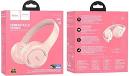 Hoco W41 draadloze on-ear koptelefoon - Roze — thumbnail 4