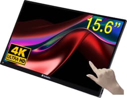 Verbatim Draagbaar aanraakscherm Ultra HD 4K - 15,6” Zwart — thumbnail 1