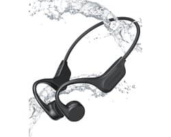 Golden Sound Wave - Sport oordopjes - Bone Conduction headphone - Open ear Sporthoofdtelefoon - Oortjes draadloos - Draadloze oordopjes - Waterbestendig - 32GB Interne geheugenkaart - Geschikt voor elke laptop en smartphone