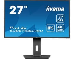 iiyama ProLite XUB2792UHSU-B6 - 27 inch - 4K - IPS - USB-Hub (3x) - Verstelbaar