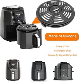 Air Fryer Silico Bumpers Geschikt voor AF100 AF161 Air Fryer Crisper Plate, 8 Stuks Air Fryer Vervangende Rubberen Tips Air Fryer Vervangende Onderdelen — thumbnail 9