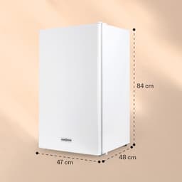 Klarstein 90L1-Wh Koelkast - Volume: 91 Liter - Met ijsblokjesvak - 2 Legplateaulades - 3 Deurvakken - 41 dB - Wit — thumbnail 7