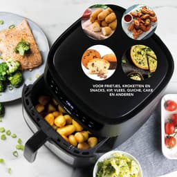 DOMO DO540FR Airfryer XXL - Heteluchtfriteuse - 6L - PFAS-vrij - 1500W — thumbnail 4