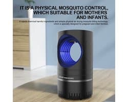 MosquitoMaster 3000 - Muggenopzuiger - Wit - Muggenverdelger - Anti-muggen - Natuurlijke muggenbestrijding - Muggenlamp - Blackbox Technologie - 3KWH per maand - G3.3
