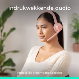 Logitech Zone 300 - Draadloze Headset - Bluetooth - Rose — thumbnail 3