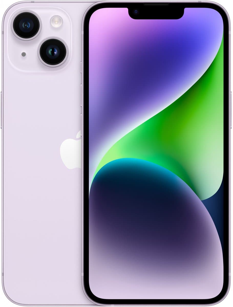 Apple iPhone 14 - 128GB - Paars — afbeelding 1