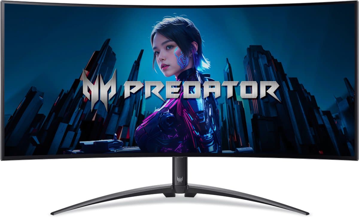 Acer Predator X34Xbmiiphuzx - WQHD OLED Curved Gaming Monitor - 34 inch - 240 Hz — afbeelding 1