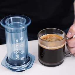 AeroPress Clear Blue Koffiezetter - Transparant Blauw — thumbnail 3