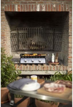 plancha gas 7.5kw geëmailleerde stalen plaat 61x38cm - livoo - doc277 — thumbnail 2