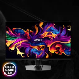 MSI MPG 321URXDE QD-OLED computer monitor 80 cm (31.5") 3840 x 2160 Pixels 4K Ultra HD Zwart — thumbnail 3