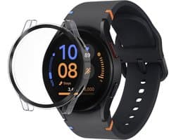 Hoesje voor Samsung Galaxy Watch FE (40mm) - Harde beschermhoes transparant scherm gehard glas
