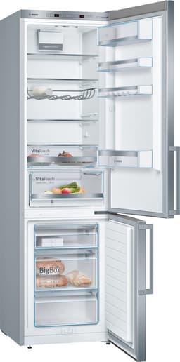 Bosch KGE398IBP - Serie 6 - Koel-vriescombinatie - RVS - Energielabel B - VitaFresh: houdt etenswaren langer vers in gekoelde lades — thumbnail 7