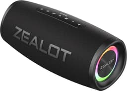 Zealot S56 Bluetooth Speaker - RGB - Uitstekende Bass - Waterdicht - 3D Surround sound - Speaker - Muziek - Luidspreker - Draadloos - Outdoor - Zwart - 40W — thumbnail 1