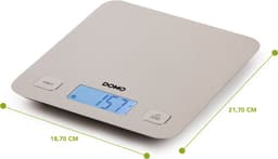 DOMO DO9239W Digitale keukenweegschaal - Weegbereik 5 kg - Wit — thumbnail 3