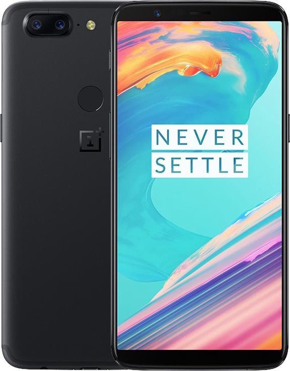 OnePlus 5T - 64GB - Dual Sim - Zwart — afbeelding 1