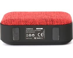 Omega OG58R Draagbare & party speaker Zwart, Rood