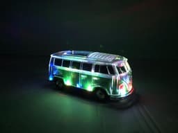 VOLKSWAGEN T1 MET RADIO EN LED VERLICHTING EN BLUETOOTH ROOD — thumbnail 2
