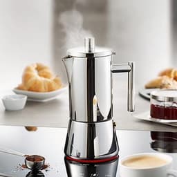 GEFU NANDO Espressomaker 4 Kops – Italiaanse Moka Pot – Espresso Percolator voor Inductie — thumbnail 3