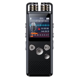 DrPhone MIC2 Digitale Voice Recorder- 16GB – Spraakgestuurd – Audio Opname – Externe Microfoon & Line-in Opname – MP3 /WAV - Zwart — thumbnail 1