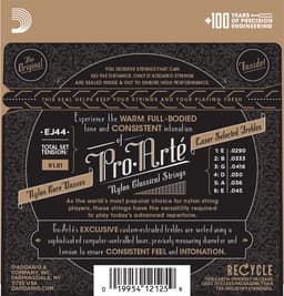 D'addario EJ44 | Klassieke gitaar snaren | Pro arte | Extra Hard | Silver plated — thumbnail 2