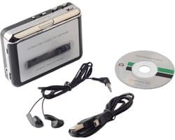 WiseGoods Premium Casette Speler - Retro - USB - Laptop Converter - Microfoon - Opname Recorder - Music Box - Muziek - Mp3 - Audio