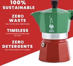 Bialetti Moka Express Italia - Percolator - 3 kops - Aluminium — thumbnail 4