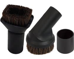 Stofzuiger Plumeau set 32mm + 35mm Stofzuigermond geschikt voor Miele, Bosch, Siemens, Philips, Nilfisk, AEG, Inventum, Bestron, Karcher, Numatic stofzuiger - Zacht en Hard - Universeel Meubel Kleine zuigmond borstel mondstuk accessoire hulpstuk