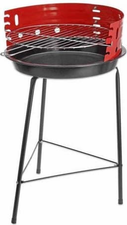 Barbecue Ø36 cm - Bestemd voor Houtskool, Briquetten of Hout - 4 Hoogte standen - 51.5 cm Hoog - Staal - — thumbnail 1