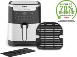 Tefal Easy Fry & Grill XXL EY801D - 2-in-1 Airfryer - 6,5L - Grillfunctie - Voor 6 Personen - RVS — thumbnail 1