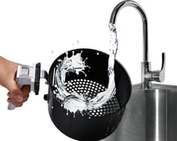 Monzana Heteluchtfriteuse - 3,6L anti-aanbaklaag 9in1 Functie - Wit — thumbnail 6