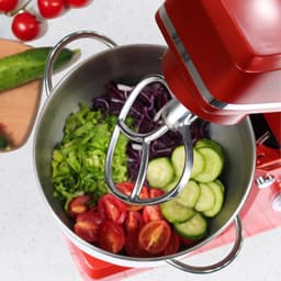 Bolture Mixer met Mengkom - Handmixer - Keukenmachine - Multifunctioneel - Kneden Kloppen en Mengen - 10L - 2200W — thumbnail 3