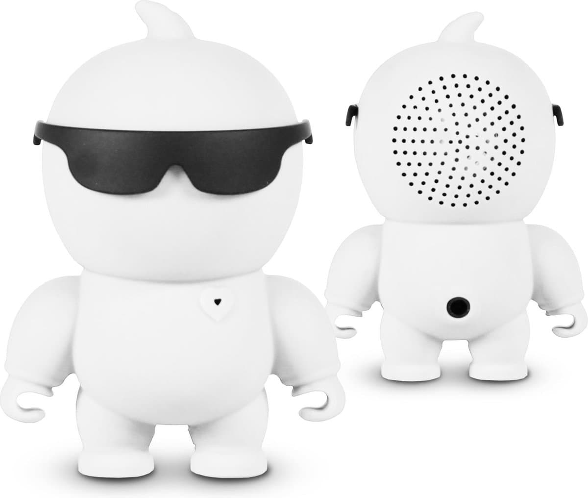 NIKKEI -  Portable bluetooth speaker - Wit — afbeelding 1