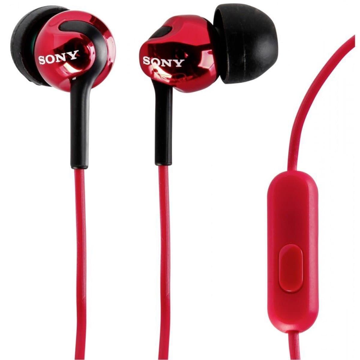 Sony MDR-EX110AP - In-ear koptelefoon - Rood — afbeelding 1