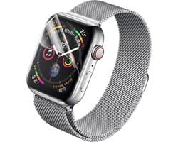 2x Stuks 38 mm Apple iWatch 1/2/3 Hydrogel Bescherm Folie Rand tot Rand Bescherming - Screenprotector Apple Watch 38mm