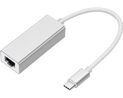 WiseGoods Luxe USB C Naar RJ45 - Netwerk Splitter - Ethernet Kabel - Geschikt Voor Laptop / PC / Mac - Internetkabel - Internet