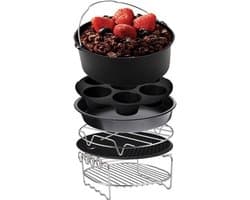 Ktichen & Home Heteluchtfriteuse Accesoires Set - Geschikt voor Airfryer XL en XXL - ⌀ 20 cm