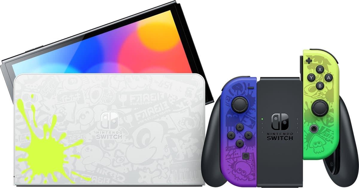 Nintendo Switch OLED - Splatoon 3 editie — afbeelding 1