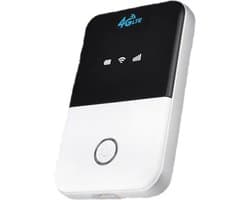 Wifi 2 Go Mifi router - 4G LTE Router - Wifi op elke locatie - Ingebouwde accu - Werkt met SIM Kaart - Draagbare wifi router - altijd en overal internet ook onderweg - Draadloos Wifi