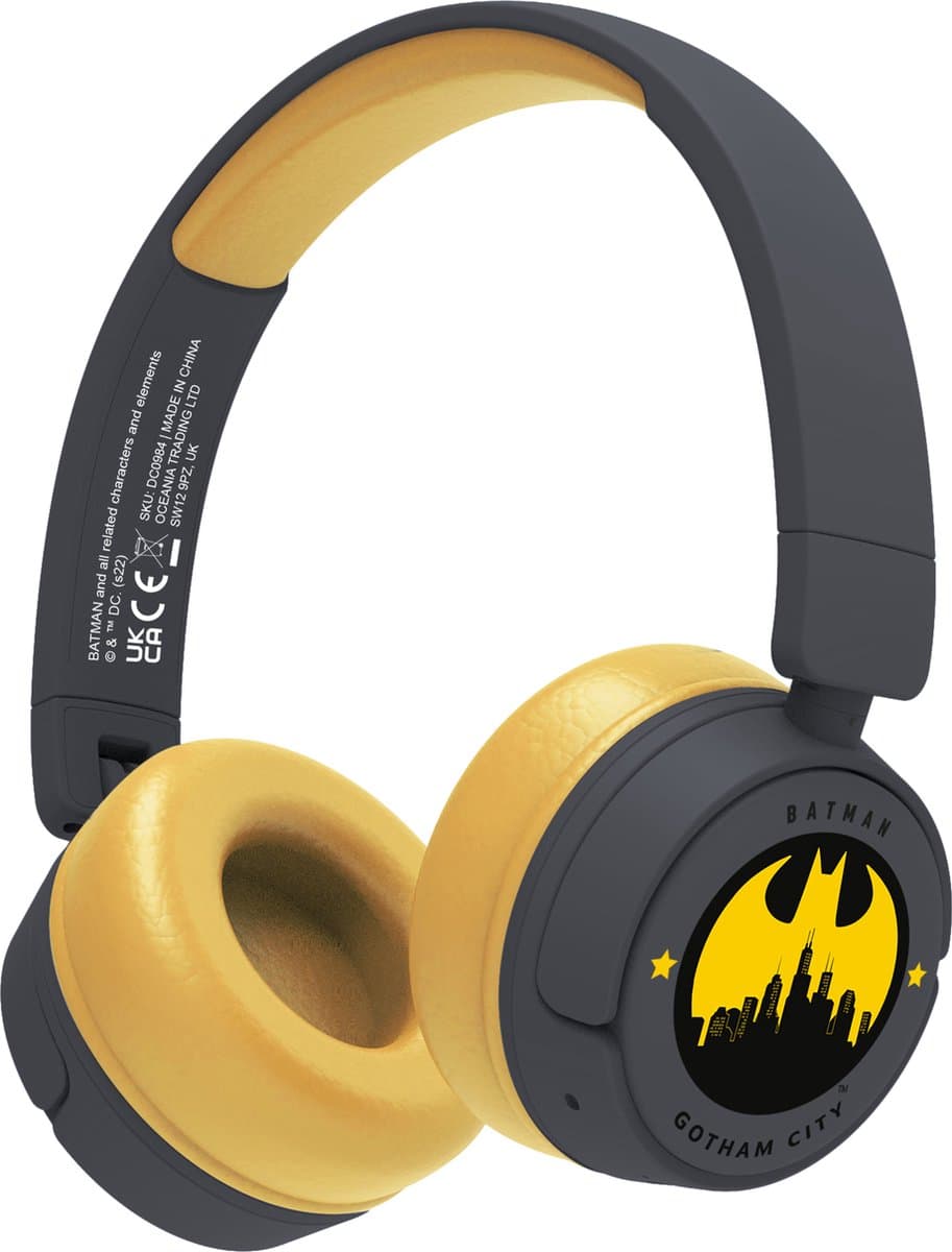 Batman - draadloze junior koptelefoon - met volumebegrenzing - microfoon - lange batterijduur — afbeelding 1