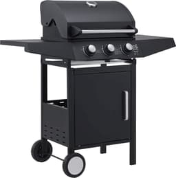 Lousiana Gasbarbecue - 3 branders - Zwart — thumbnail 1