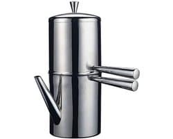 Ilsa Napoletana - Cafetière - RVS - 3 kops