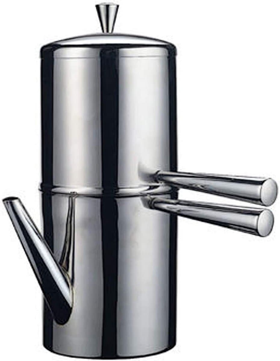 Ilsa Napoletana - Cafetière - RVS - 3 kops — afbeelding 1