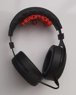 Hoofdtelefoon houder - muurbevestiging - wandbevestiging - Rood — thumbnail 1