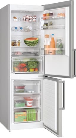 Bosch KGN367ICT - Serie 4 - Koelkast - Koel-vriescombinatie - 186 cm - Energielabel E - Total No Frost - Nooit meer ontdooien - VitaFresh XXL 0°C: houd etenswaren langer vers met extra ruime vershoudlades - RVS — thumbnail 7